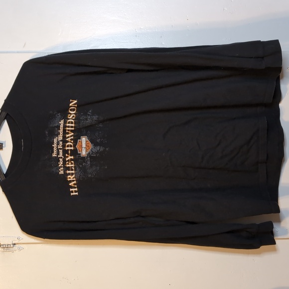 Harley Davidson Buddha Hong Kong long sleeve tee mens XL - Picture 4 of 5
